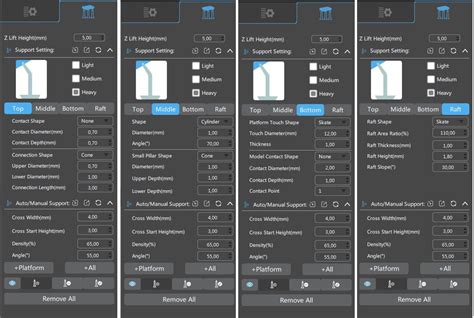 chitubox setup support.